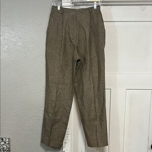90’s BROOKS BROTHERS 100% LINEN WOMENS TROUSERS 8